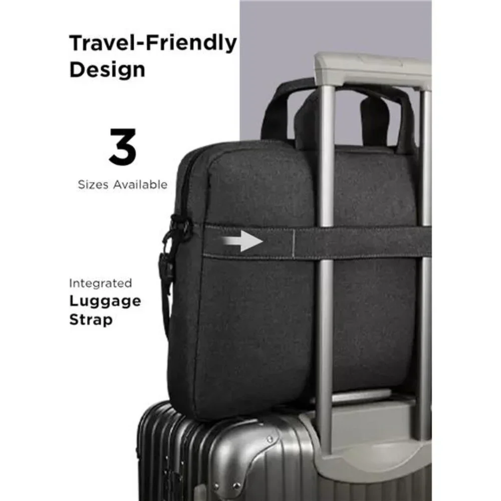 Laptop Bag T210, Messenger Shoulder Bag for Laptop or Tablet, Sleek,